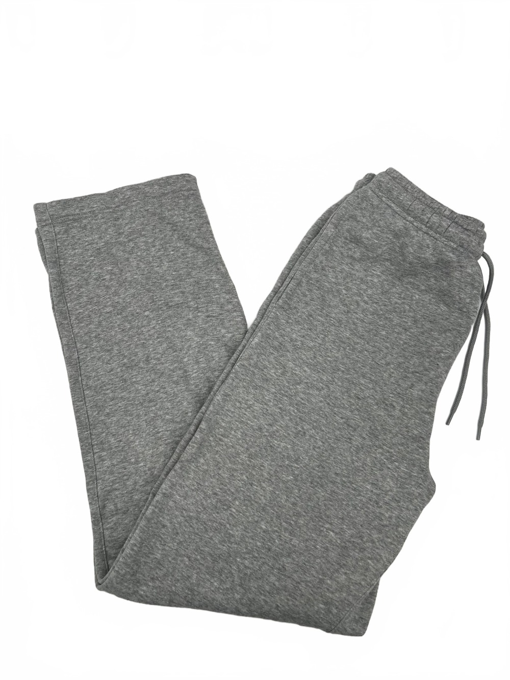 Nike Gray Standard Fit Sweatpants | Men’s Regular S, Cotton-Polyester